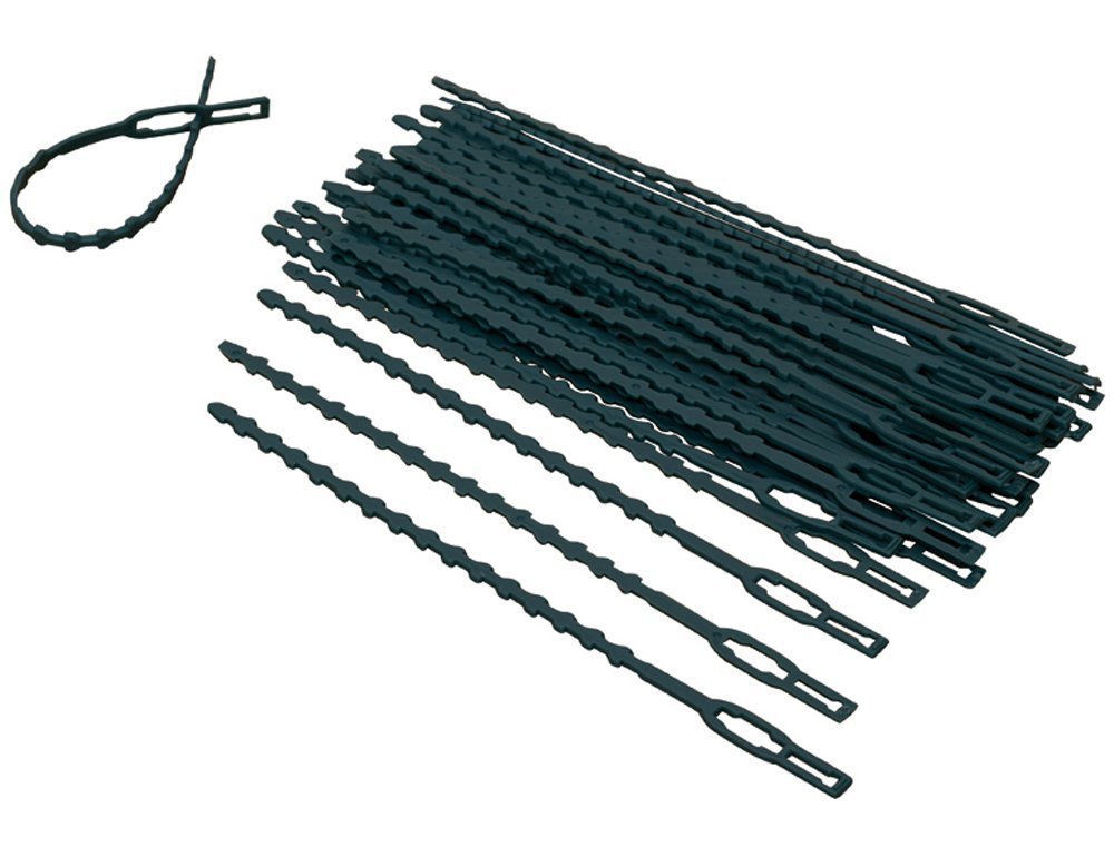 100 PCS Garden Cable Ties 17CM Adjust Plant Ties Ideal for “Gardener”