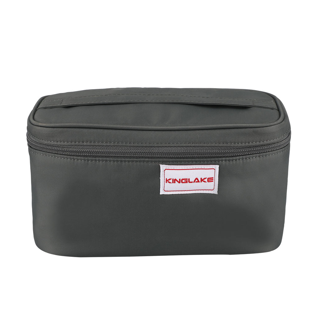 KINGLAKE Travel Bag for Men, Travel Organizer Water-resistant Bag for Daily Accessories, Black