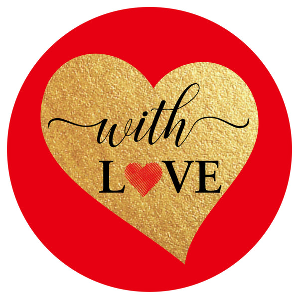 Heart Stickers with Love Stickers Valentines Day Stickers 2 Inch Happy Valentines Day Stickers 120Pcs Valentines Design Stickers for Envelope Seal Card Valentines Day Anniversary Wedding Decoration