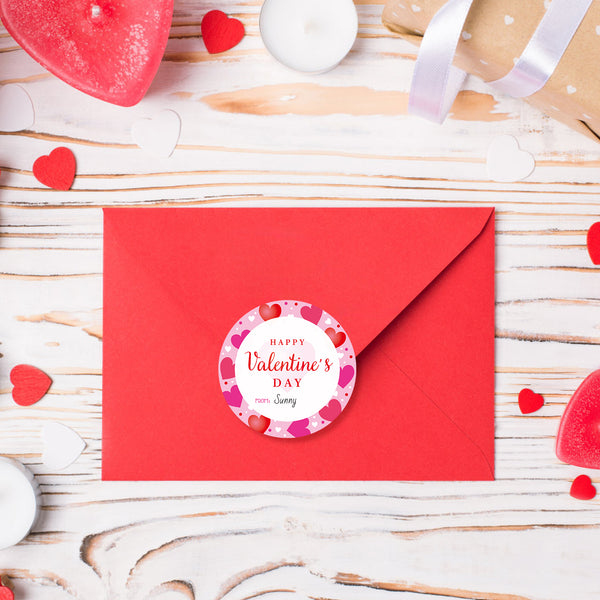 Happy Valentines Day Stickers Valentines Stickers 2 Inch Valentines Day Stickers 60Pcs Valentines Design from Label Stickers for Envelope Seal Card Valentines Day Decorations