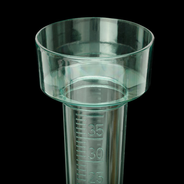 KINGLAKE Rain Gauges Plastic Rain Collector for Outdoor Garden, Clear Light Green