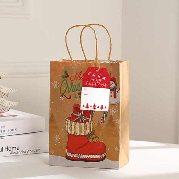 Christmas Gift Tags Merry Christmas Gift Tags with String 50 PCS Christmas Gift Name Tags Holiday Name Tags for Christmas Presents, Gift Wrapping, Christmas Decoration (Merry Christmas)