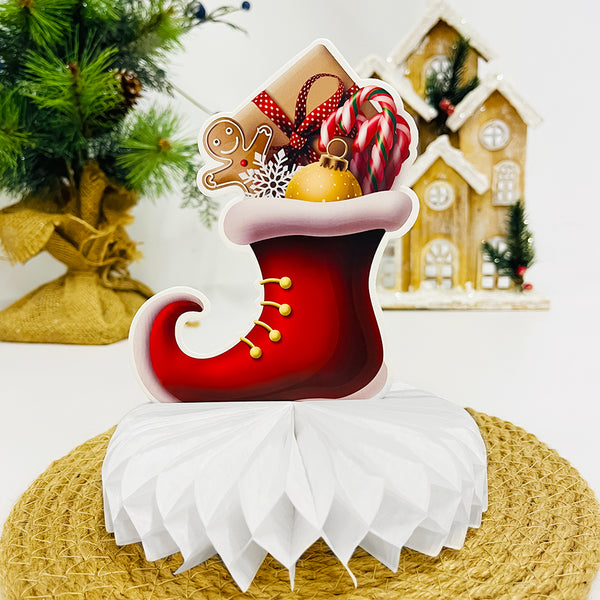 Adeyoo Honeycomb Christmas Decorations for Table 9 Pcs Christmas Table Centerpieces for Christmas Party Decorations Christmas Honeycomb Table Decorations Christmas Centerpieces decoración