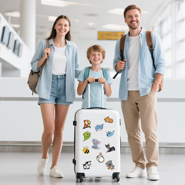 Animal Stickers for Kids 200Pcs Water Bottle Stickers Cute Waterproof Vinyl Kawaii Funny Animal Sticker Reward Sticker for Boys Girls Teachers Classroom Laptop Notebook Luggages