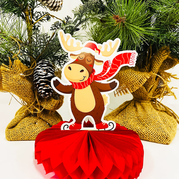 Adeyoo Honeycomb Christmas Decorations for Table 9 Pcs Christmas Table Centerpieces for Christmas Party Decorations Christmas Honeycomb Table Decorations Christmas Centerpieces decoración