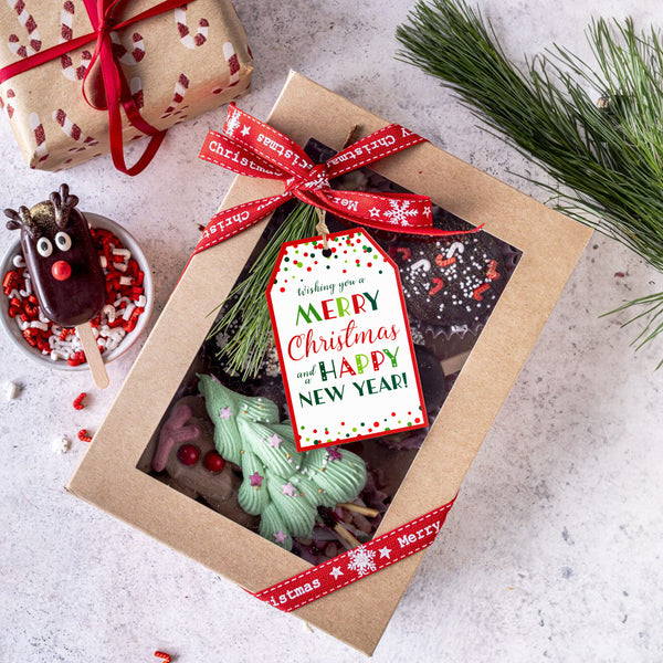 Christmas Gift Tags Merry Christmas Gift Tags with String 50 PCS Xmas Gift Tags Holiday Design Tags White Christmas Tags for Christmas Presents, Gift Wrapping, Christmas Decoration (New Year)
