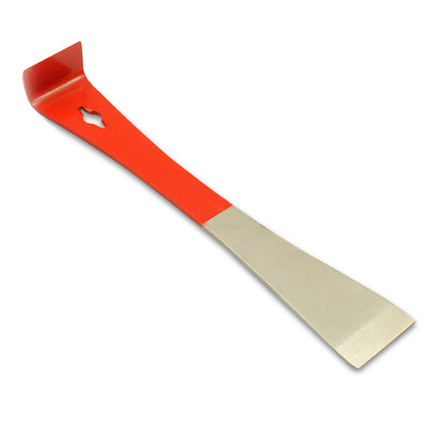 Polished Stainless Steel Hive Scraper Tool Beekeeping Equipment Tool for Beekeepers (Red)