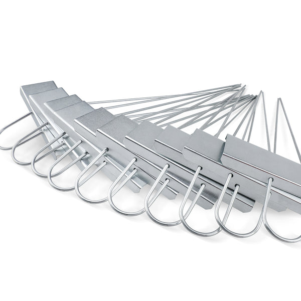 10 Pcs Metal Plant Labels Garden Markers Tags (Silver)