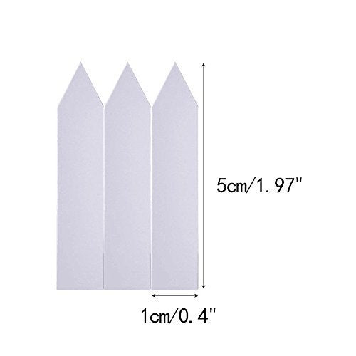 100 Pcs 3 Inch Seeds Starter Peat Pots,Transplant Seedlings Pots,Biodegradable Pots with 100 Pcs Plastic Plant labels 1 x 5 cm