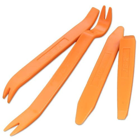 Auto Door Clip Panel Trim Removal Tool Kits for Car Dash Radio Audio Installer Pry Tool 4Pcs
