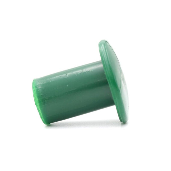 50 Pcs Green Round Rubber Bamboo Cane Caps Garden Cane Topper Protectors